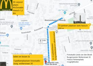 parkeermogelijkheden lindavdbroek fotostudio huren